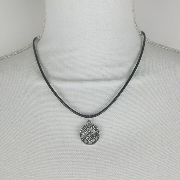 Jewelry - Aquarius zodiac necklace astrology sign